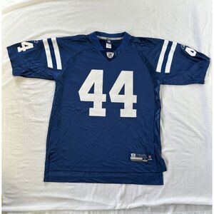 Dallas Clark Number 44 Jersey, Blue Size Large